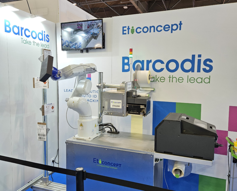 ETIRobot Couleur BARCODIS