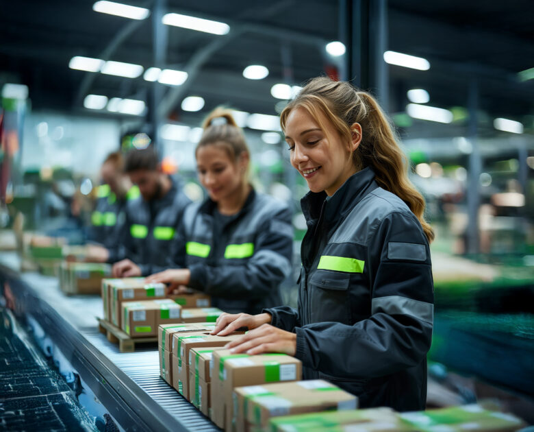 women in the supply chain marquage étiquetage UP TRACE