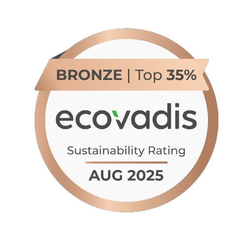 médaille de bronze ecovadis - août 2025
