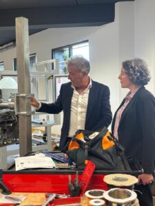 visite de la sous préfète de l'essonne